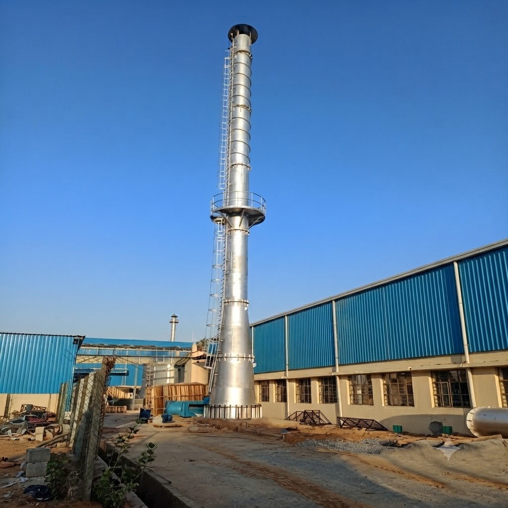 Industrial Chimney Manufacturers in Pune by Aditya Metallic and Pipes